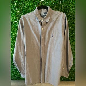 Polo by Ralph Lauren Men’s long sleeve button down shirt, size Large